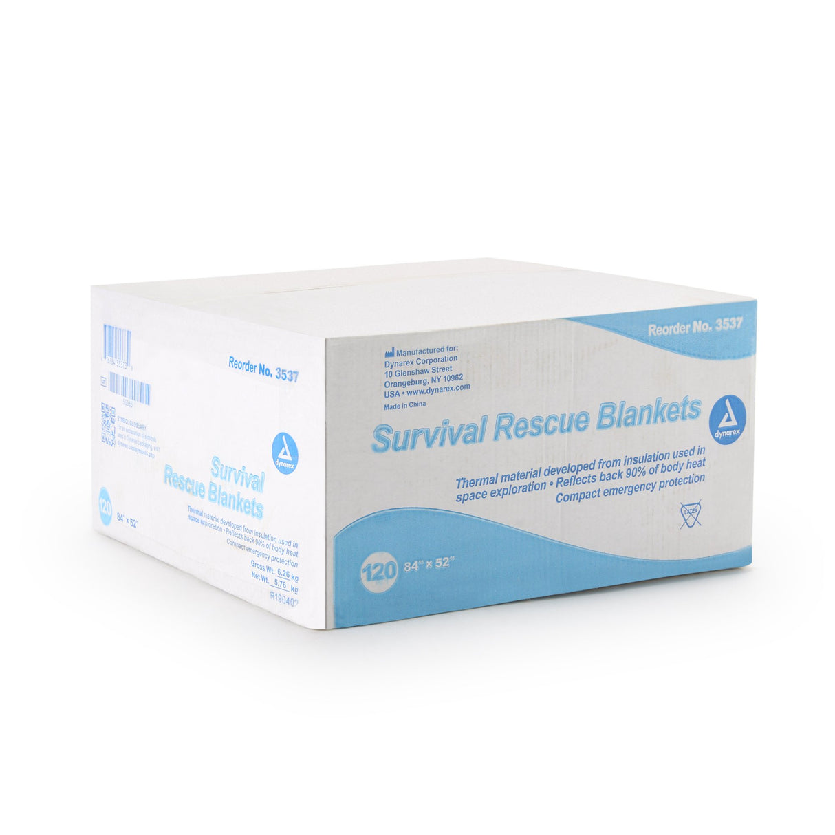 Emergency Blanket 52 X 84 Inch Mylar - BeHope