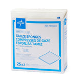 Gauze Sponge Medline Essentials 4 X 4 Inch 12-Ply Sterile 2 per Pack - BeHope