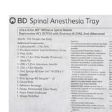 Spinal Tray Bd™ Whitacre for Precise Epidural and Spinal Access - BeHope