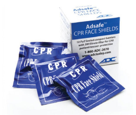 Adsafe™ CPR Face Shield with Instructions and Filter - BeHope