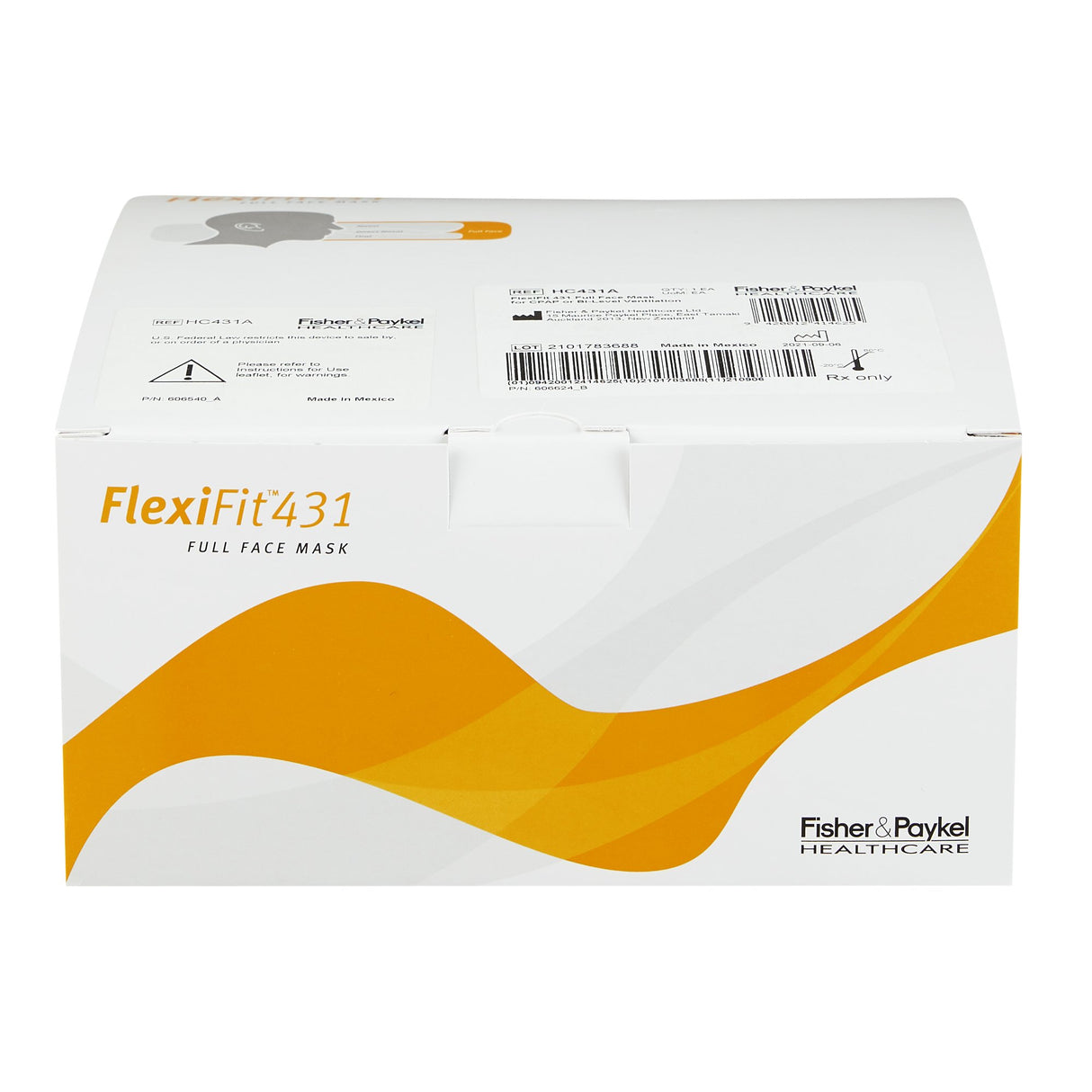 CPAP Mask Kit CPAP Starter Kit FlexiFit™ 431 Full Face Style Small / Medium / Large Cushions - BeHope