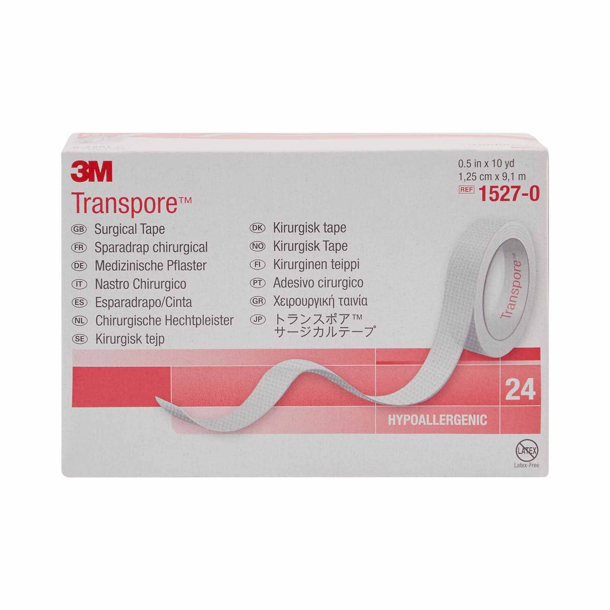 Medical Tape 3m™ Transpore™ Perforated Transparent Plastic Nonsterile - BeHope