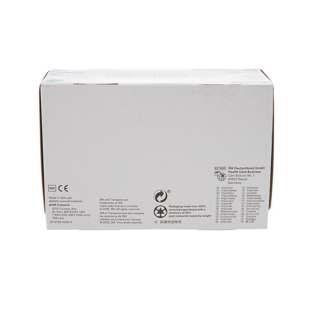 Medical Tape 3m™ Transpore™ Perforated Transparent Plastic Nonsterile - BeHope