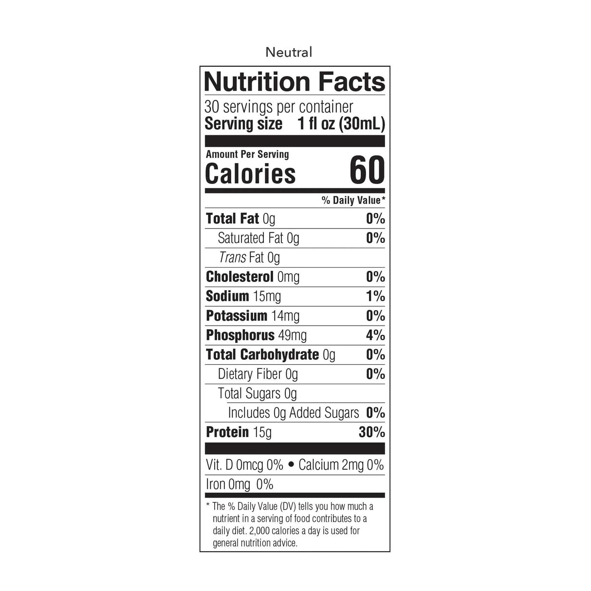 Liquid Protein Supplement Prosource™ Nocarb Sugar Free Albumin Support - BeHope