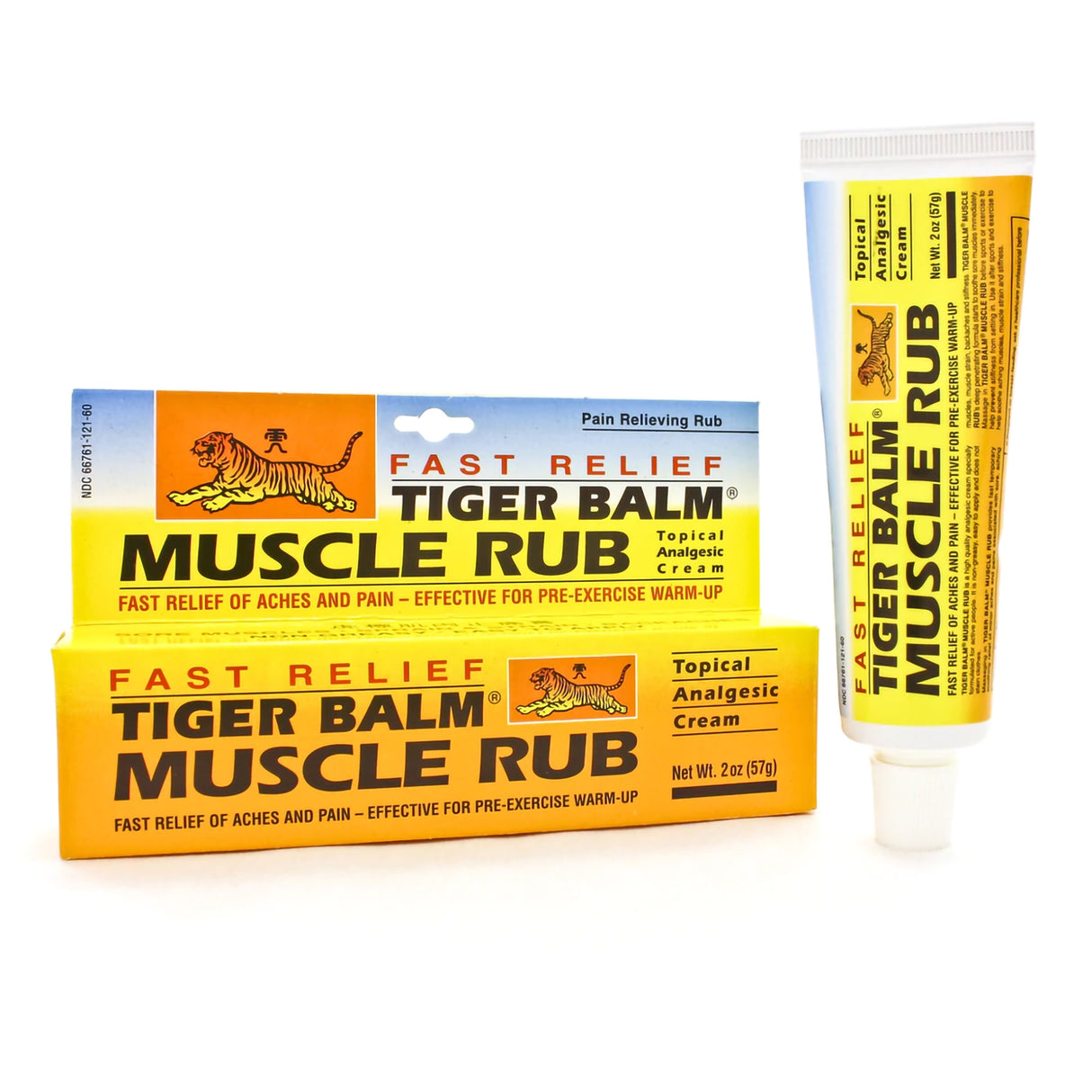 Topical Pain Relief Tiger Balm® Active Muscle Rub 15% - 5% - 3% Strength Camphor / Menthol / Methyl Salicylate Ointment 2 oz. - BeHope