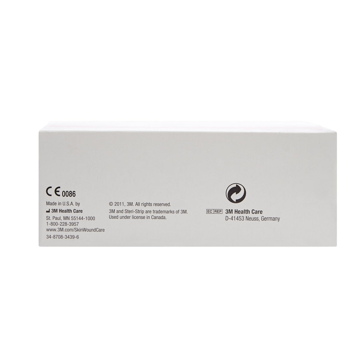 Skin Closure Strip Steri-Strip™ 1/4 X 3 Inch Nonwoven Material Reinforced Strip White - BeHope