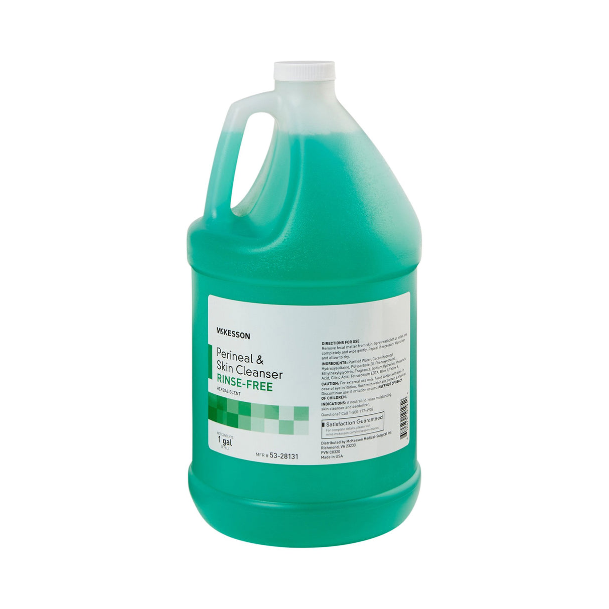 Rinse-Free Perineal Wash McKesson Liquid 1 gal. Jug Herbal Scent - BeHope