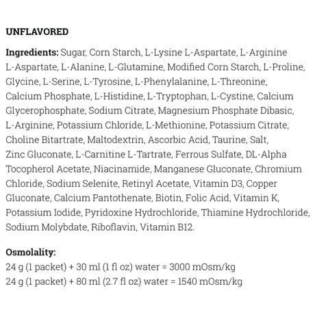 Oral Supplement MSUD gel™ Unflavored Gel 24 Gram Individual Packet - BeHope