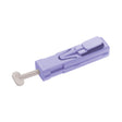 Safety Lancet Unistik 2 28 Gauge Retractable Push Button Activation Finger - BeHope