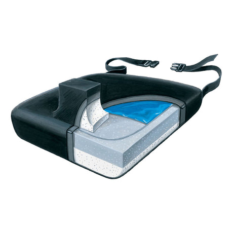 Pommel Seat Cushion Skil-Care™ 18 W X 16 L X 3-1/2 D Inch Foam - BeHope