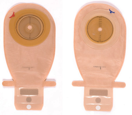 Ostomy Pouch Assura® Easiclose™ One-piece System Convex Light Flexible Drainable Custom Fit - BeHope