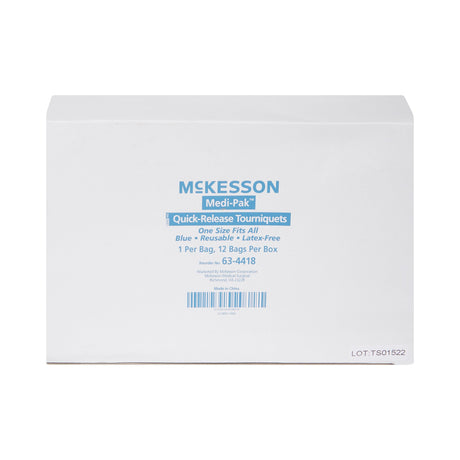 Tourniquet Strap McKesson 14 Inch Length Quick Release Synthetic Silk and Terylene - BeHope