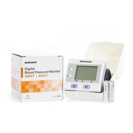 Home Automatic Digital Blood Pressure Monitor McKesson Brand One Size Fits Most Cuff Nylon Cuff Desk Model - BeHope