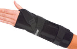 Wrist / Forearm Brace ProCare® Quick-Fit® Aluminum / Foam / Nylon Left Hand Black X-Large - BeHope