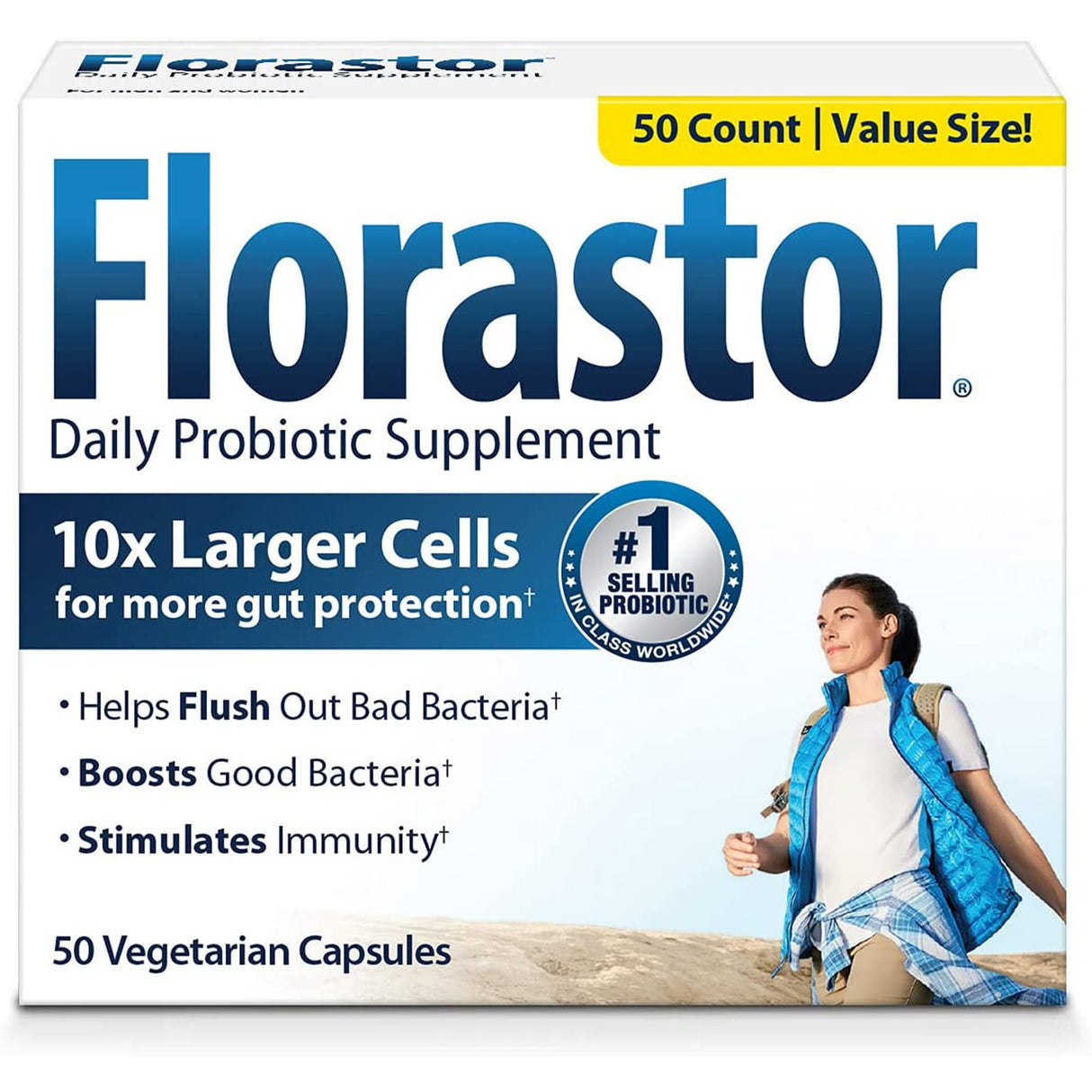 Probiotic Dietary Supplement Florastor® 50 per Bottle Capsule - BeHope