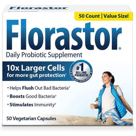 Probiotic Dietary Supplement Florastor® 50 per Bottle Capsule - BeHope