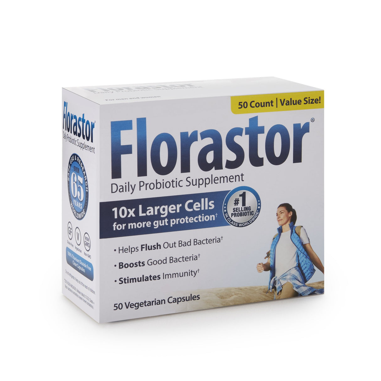 Probiotic Dietary Supplement Florastor® 50 per Bottle Capsule - BeHope