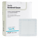 Dermarite® Bordered Gauze Flexible Absorptive Island Dressing - BeHope