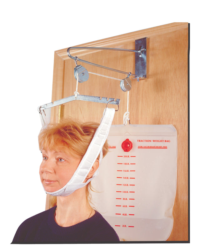 Drive™ Overdoor Cervical Traction Kit with Head Halter and Water Bag - BeHope
