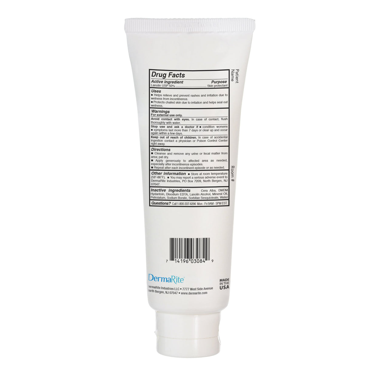 Skin Protectant Lantiseptic Moisture Shield 4 oz. Tube Lanolin Scent Ointment