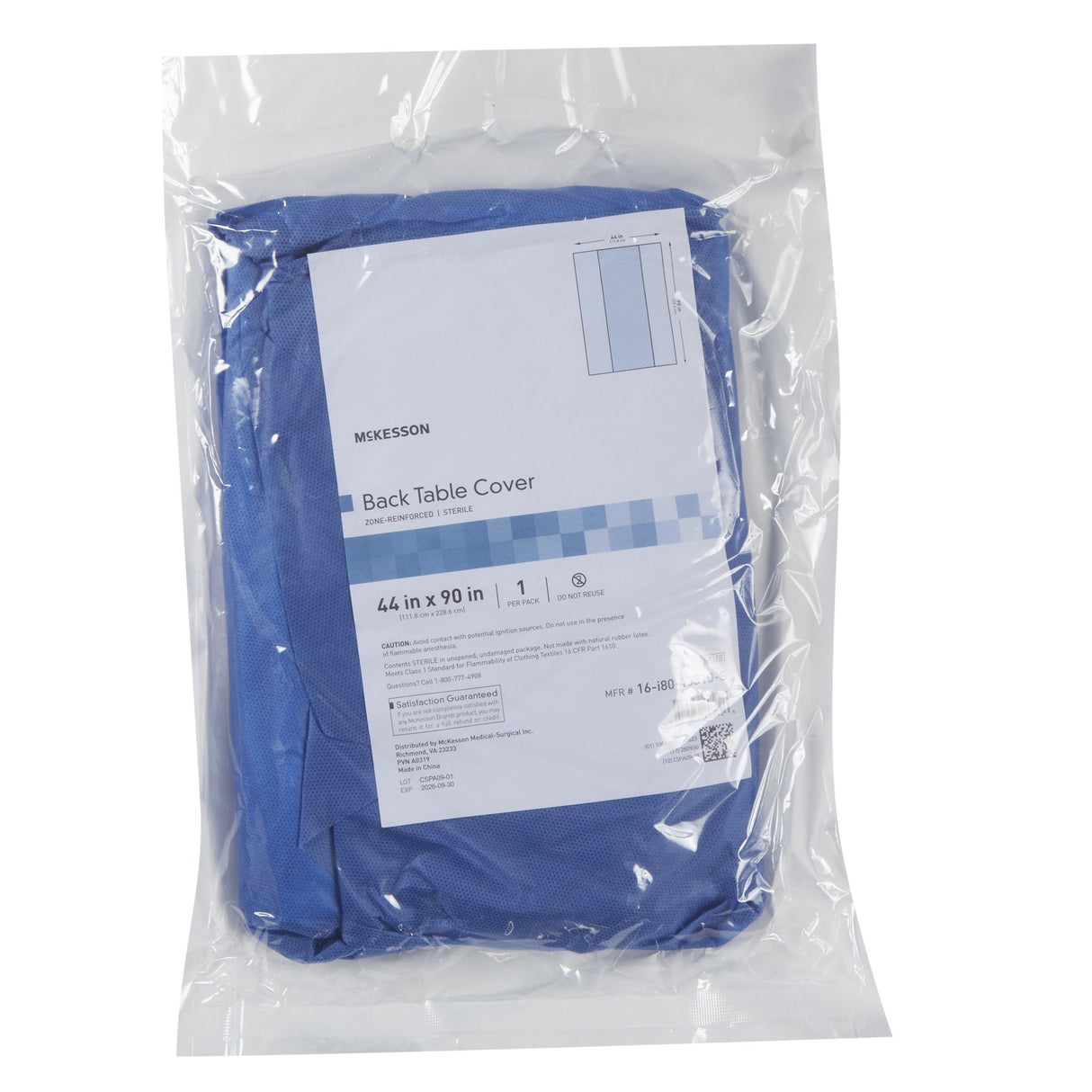 Table Drape McKesson 44 X 90 Inch For Back Table - BeHope