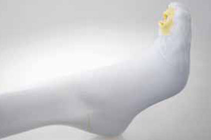 Anti-embolism Stocking UltraCARE® Knee High 2X-Large / Regular White Inspection Toe - BeHope