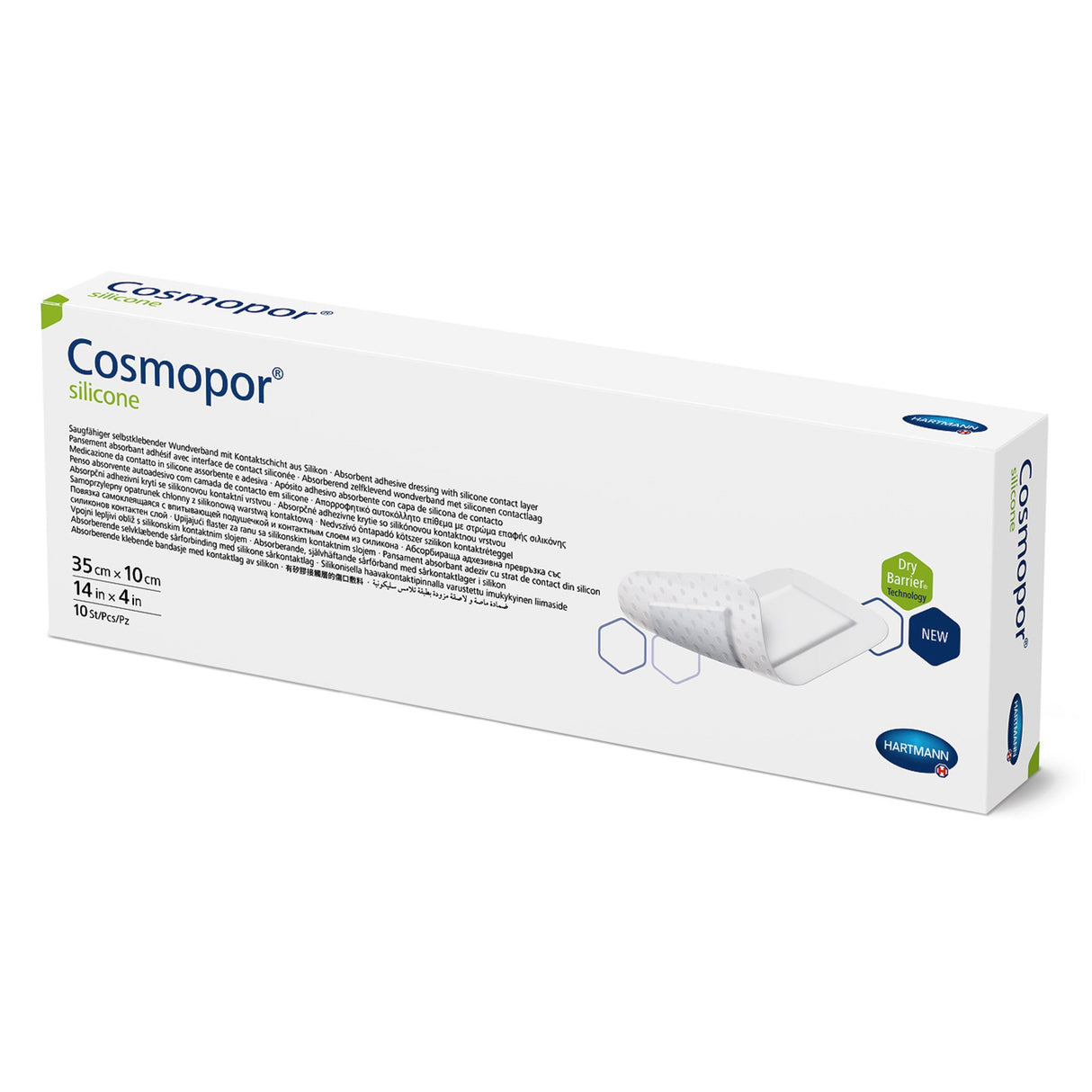 Island Dressing Cosmopor® Steril 4 X 14 Inch Rectangle Sterile Water Resistant Backing - BeHope