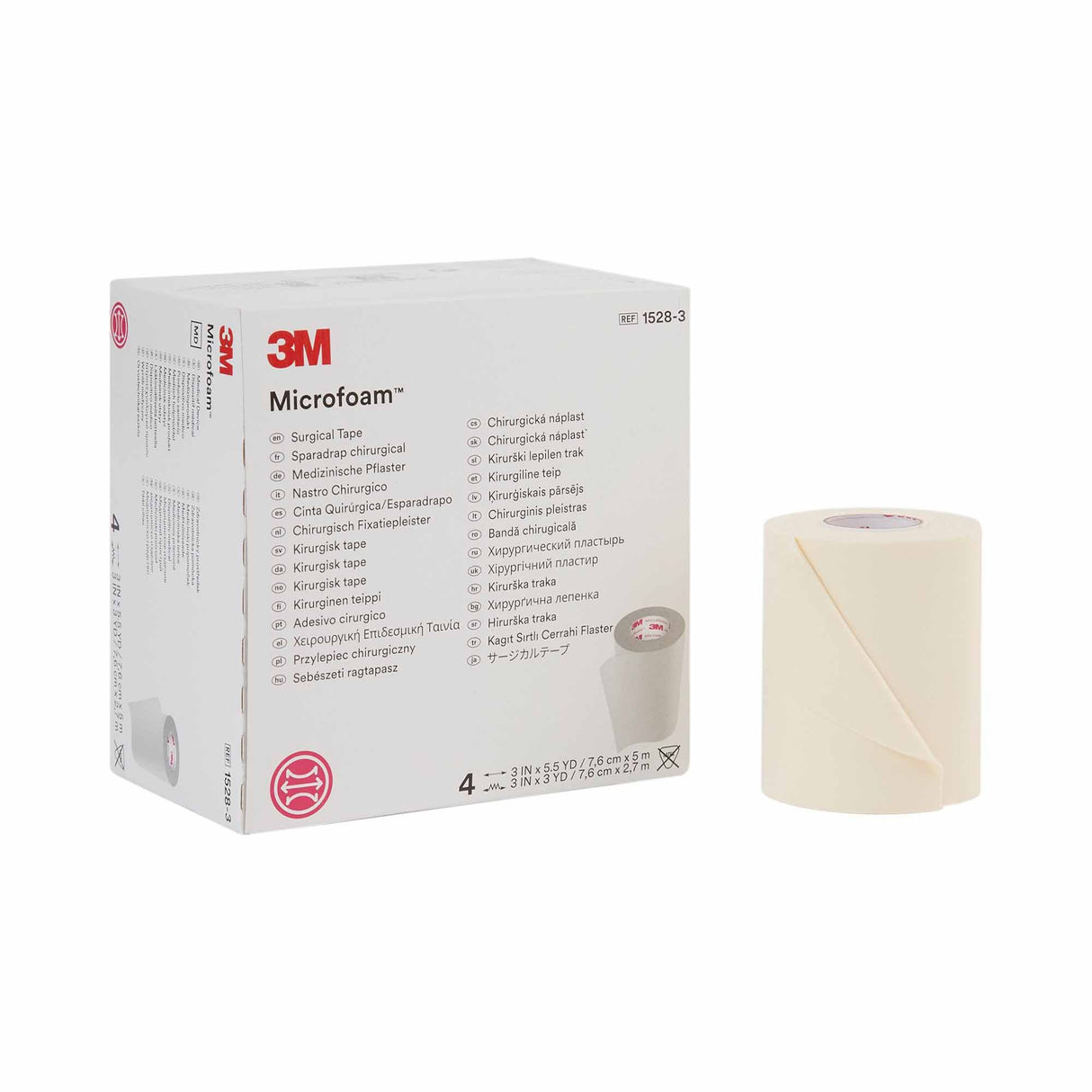 3M Microfoam Surgical Tape for Compression and Secure Dressings - BeHope