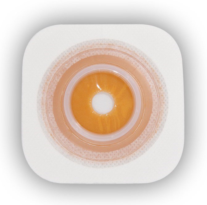 Pediatric Ostomy Barrier Little Ones® Sur-Fit Natura® Trim to Fit, Standard Wear Stomahesive® Adhesive 1-3/4 Inch Flange Sur-Fit® Natura® System Hydrocolloid 1 to 1-1/4 Inch Opening 4 X 4 Inch - BeHope