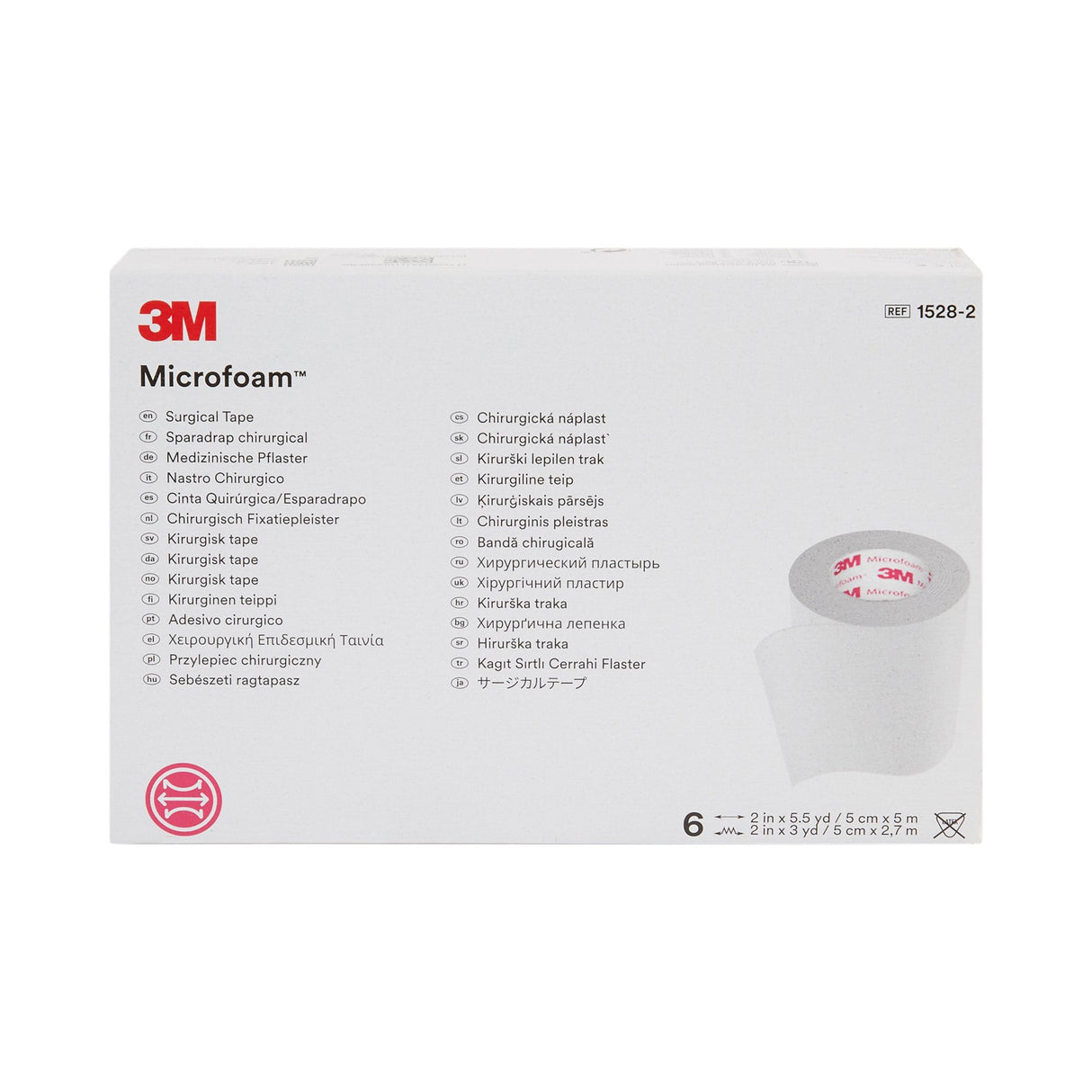 3M Microfoam Surgical Tape for Compression and Secure Dressings - BeHope