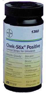 Multi-Analyte Control Chek-Stix® Urinalysis Positive Level 25 Strips - BeHope