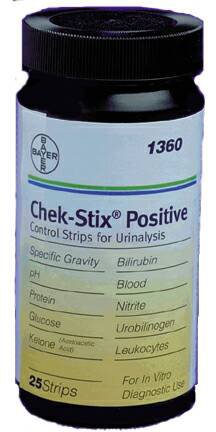 Multi-Analyte Control Chek-Stix® Urinalysis Positive Level 25 Strips - BeHope
