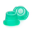 McKesson Tube Closure Polyethylene Snap Cap Green 12 mm / 13 mm / 16 mm (Universal) Fits Most 12mm, 13mm and 16mm Evacuated Glass Blood Collection Tubes and Plastic Test Tubes NonSterile - BeHope