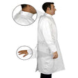 Cleanroom Gown One Size Fits Most White Sterile Not Rated Disposable - BeHope