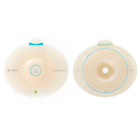 Ostomy Barrier SenSura® Mio Flex Trim to Fit, Extended Wear Elastic Adhesive 50 mm Flange Red Code System 15 to 30 mm Opening - BeHope