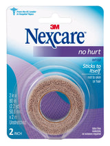 Cohesive Bandage Nexcare™ No Hurt 2 X 80 Inch Self-Adherent Closure Tan NonSterile Standard Compression - BeHope