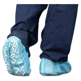 Shoe Cover One Size Fits Most Shoe High Nonskid Sole Blue NonSterile - BeHope