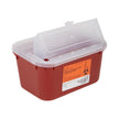 Sharps Container McKesson Red Base 5 H X 10 W X 7 D Inch Horizontal Entry 1 Gallon - BeHope