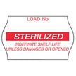 Pre-Printed Label Comply™ Laboratory Use Red Label Sterilized Red Sterilization Label 5/8 X 1-1/8 Inch - BeHope