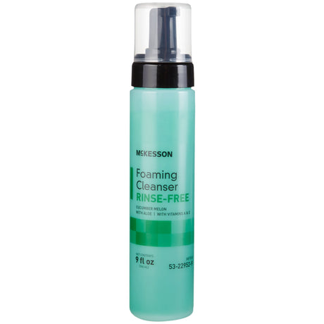 Rinse-Free Body Wash McKesson Foaming 9 oz. Pump Bottle Cucumber Melon Scent - BeHope