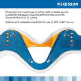 Rigid Cervical Collar McKesson Preformed Adult One Size Fits Most One-Piece / Trachea Opening Adjustable Neck Circumference - BeHope