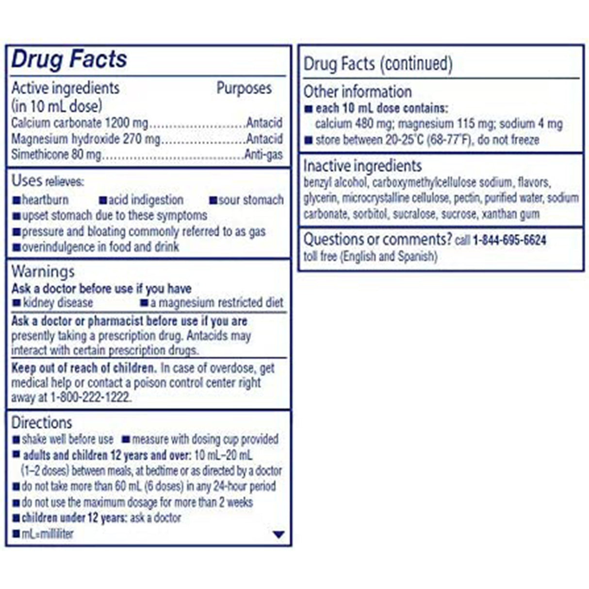 Antacid Mylanta® Liquid 12 oz. - BeHope