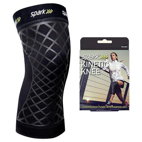 Knee Support Spark Kinetic Knee Small Without Fastening 12 to 14 Inch Knee Circumference Left or Right Knee - BeHope