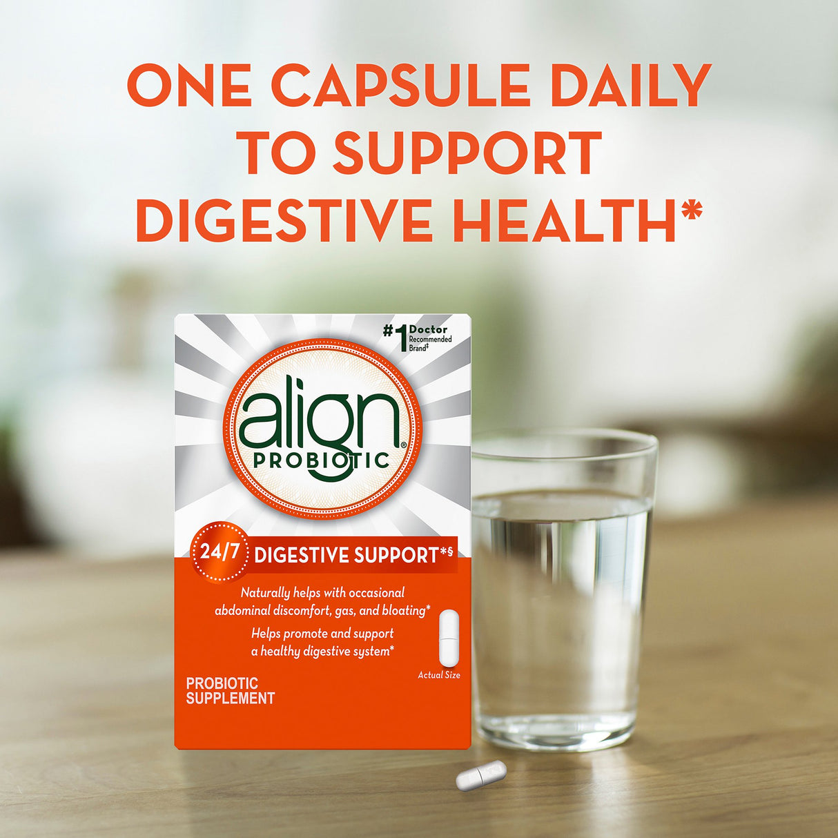 Probiotic Dietary Supplement Align 28 per Box Capsule - BeHope