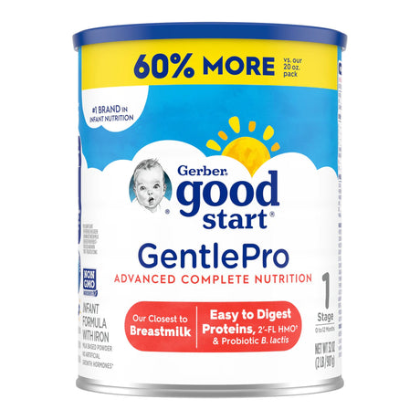 Infant Formula Gerber® Good Start® GentlePro Unflavored 32 oz. Can Powder Iron - BeHope