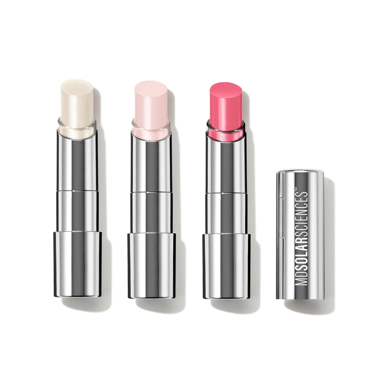 Tinted Lip Balm Set with Sunscreen MDSolarsciences Hydrating Sheer SPF 30 .15 oz. Tube
