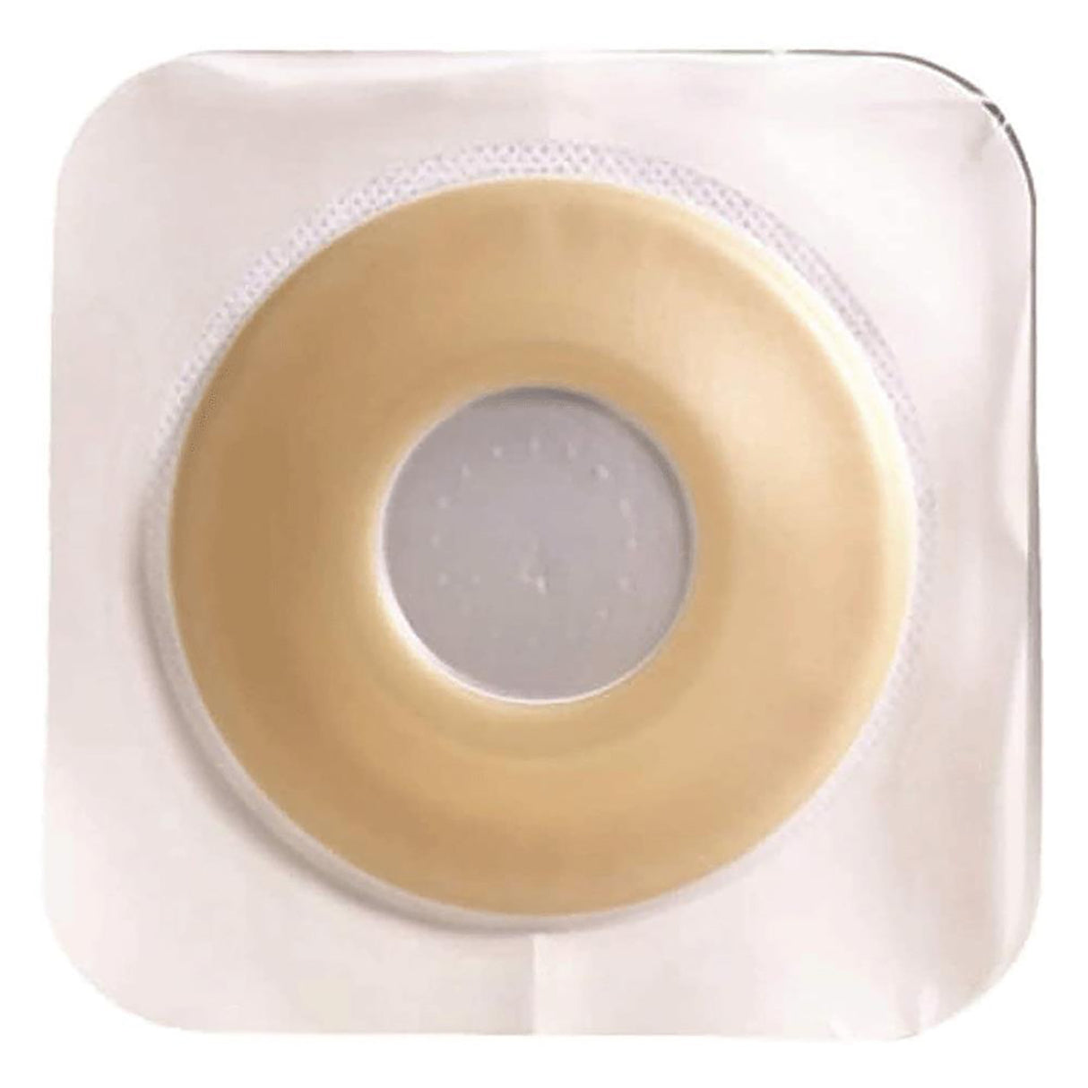 Ostomy Barrier Sur-Fit Natura® Precut, Extended Wear Durahesive® Adhesive 45 mm Flange Sur-Fit Natura® System Hydrocolloid 7/8 Inch Opening 4-1/2 X 4-1/2 Inch - BeHope
