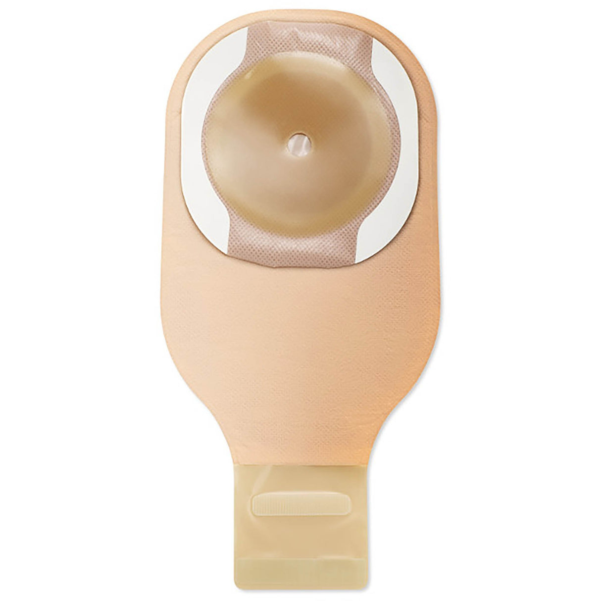 Ostomy Pouch CeraPlus One-Piece System 12 Inch Length Flat, Trim to Fit Up to 2-1/2 Inch Drainable