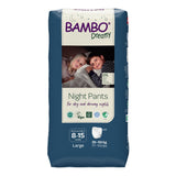 Unisex Youth Training Pants Bambo® Dreamy Night Pant Pull On with Tear Away Seams Size 8 to 15 Years Disposable Heavy Absorbency - BeHope