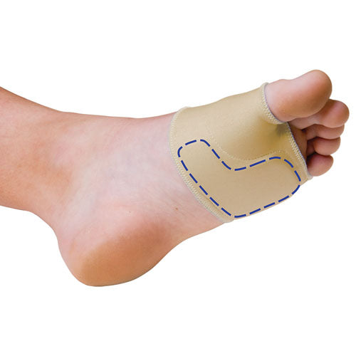 Manchon de soulagement pour l'avant-pied, petit, gauche